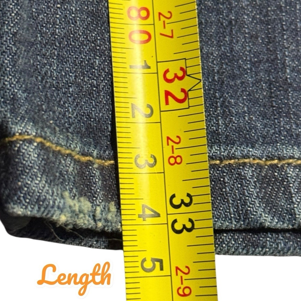 London Jean Women's Wide Leg Stretch Jeans Size 16 Blue Medium Wash - Picture 8 of 9